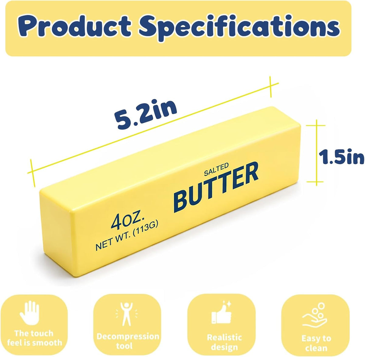 Butter Squishy Stress Toy 2